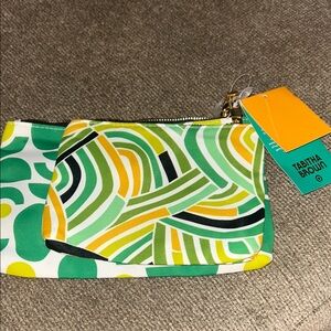 Tabitha Brown geometric print pouch duo NEW